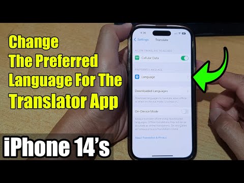 iPhone 14/14 Pro Max: How to Change The Preferred Language For The Translator App