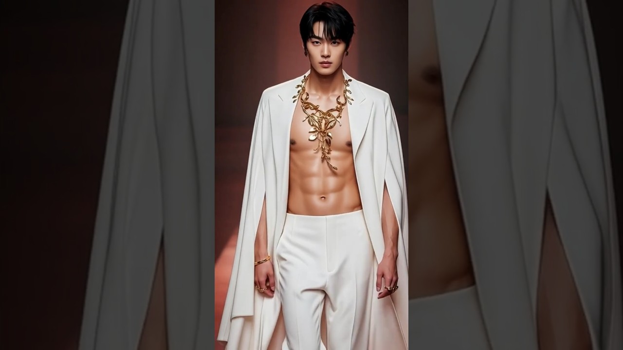 HE Wears GOLD Like a Greek GOD in White 🏛️💫