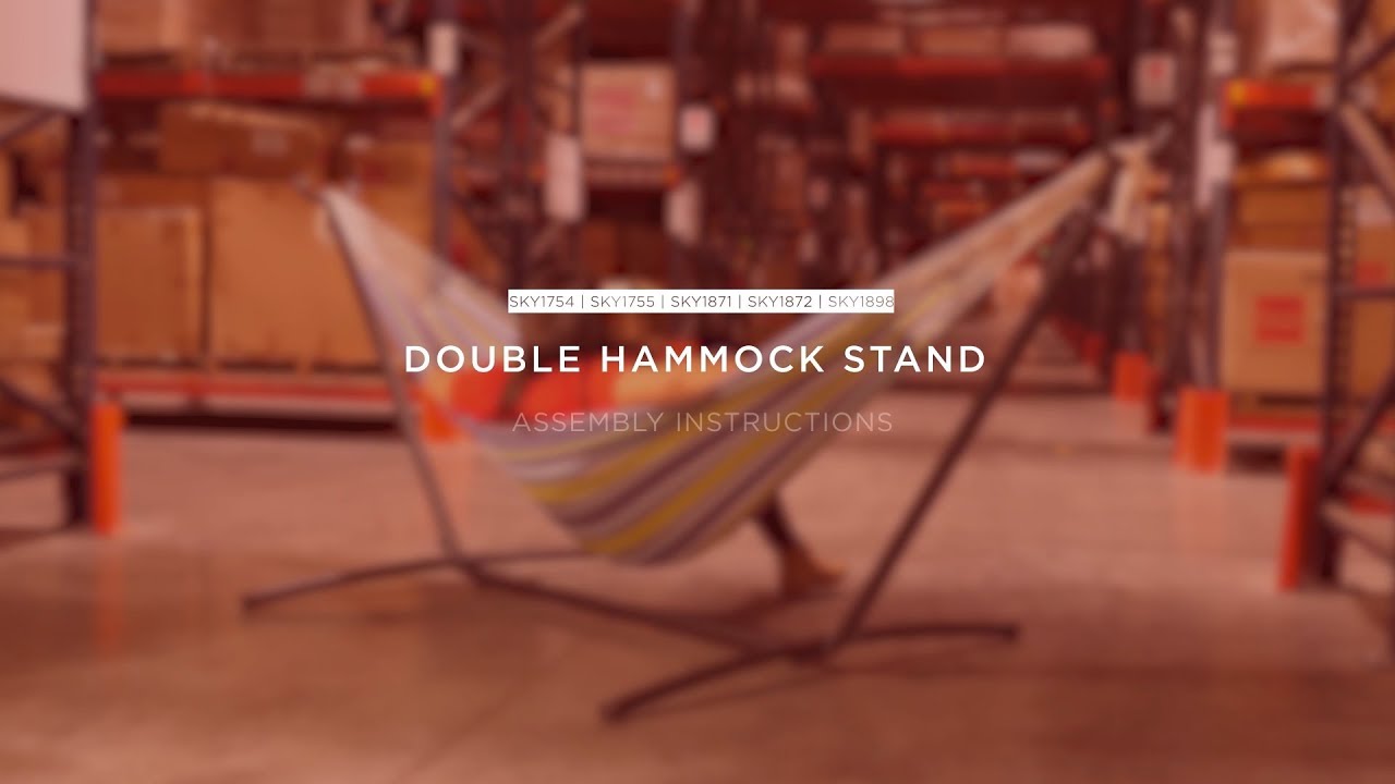 Assembly: Double Hammock Stand (SKY1754 SKY1755 SKY1871 SKY1872 SKY1898) -  YouTube