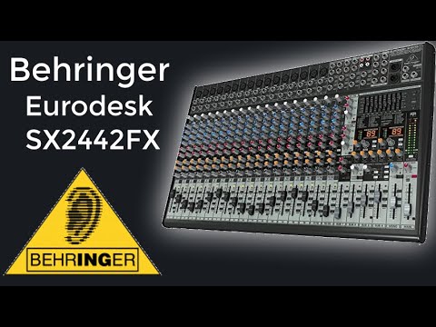 Behringer Eurodesk SX2442FX 20 Channel Audio Mixer | Unboxing and Sound