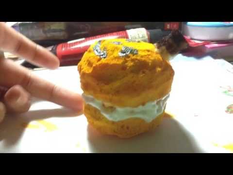 How To : Pumpkin Cream Puff Squishy