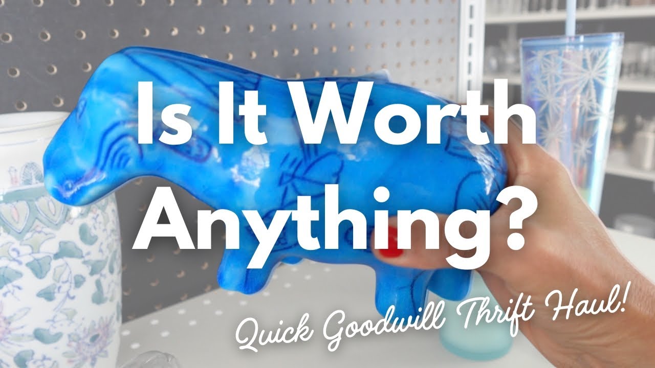 Is Goodwill's Vintage Decor Worth The Hunt? Thrift with Me for My Etsy Shop