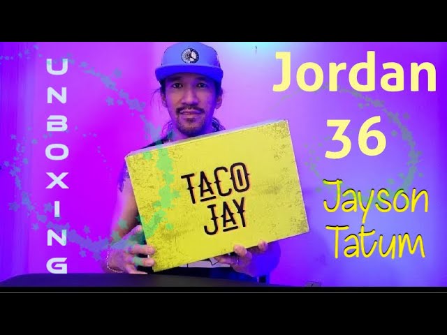 JORDAN 36 TACO JAY. JAYSON TATUM SHOULD HAVE BEEN WEARING THESE THEY WOULD  HAVE WON CHAMPIONSHIP. 