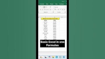 Basic Excel in One Click in Excel Short & Easy Way #shorts #excel #statlytic