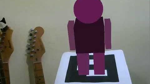 Robot girlfriend using Augmented Reality