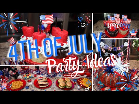 Videó: Július negyedik party dekor ötletek, hogy segítsen szabadságot a gyűrű