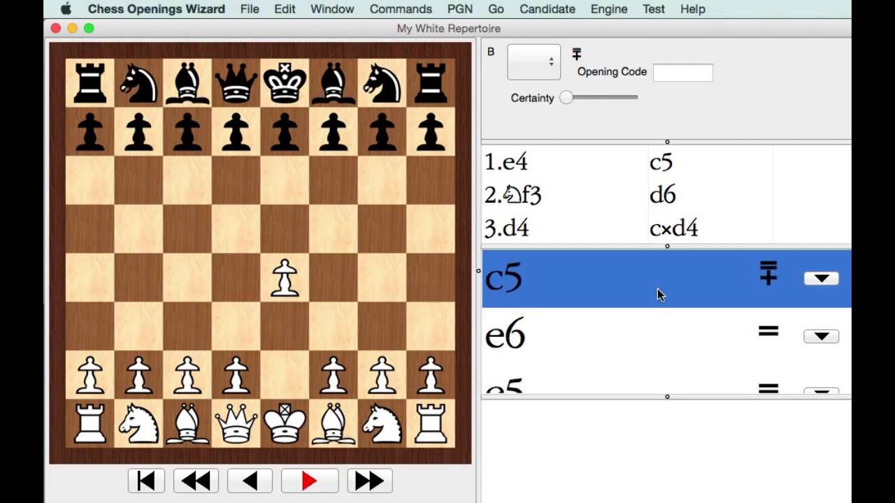 Backsolving - real world example with Chess Openings Wizard 