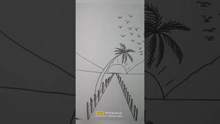 Quick ease &amp;simple drawing of a scener #youtube #drawing #shorts #viral #video