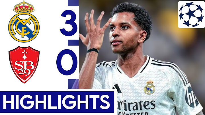 Brest vs Real Madrid (0-3) | Champions League 2024/25 | Match Highlights