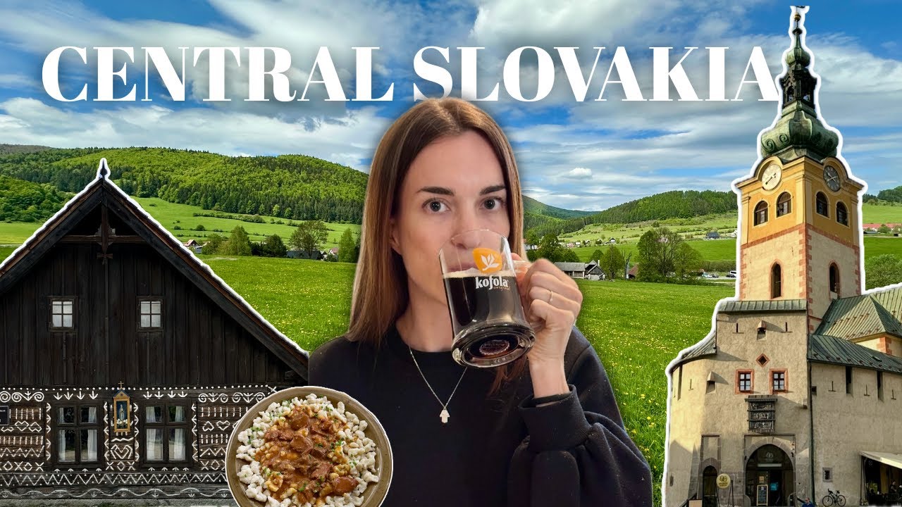 THINGS TO DO in SLOVAKIA 🇸🇰 folk village, mining town & REAL Slovak food!