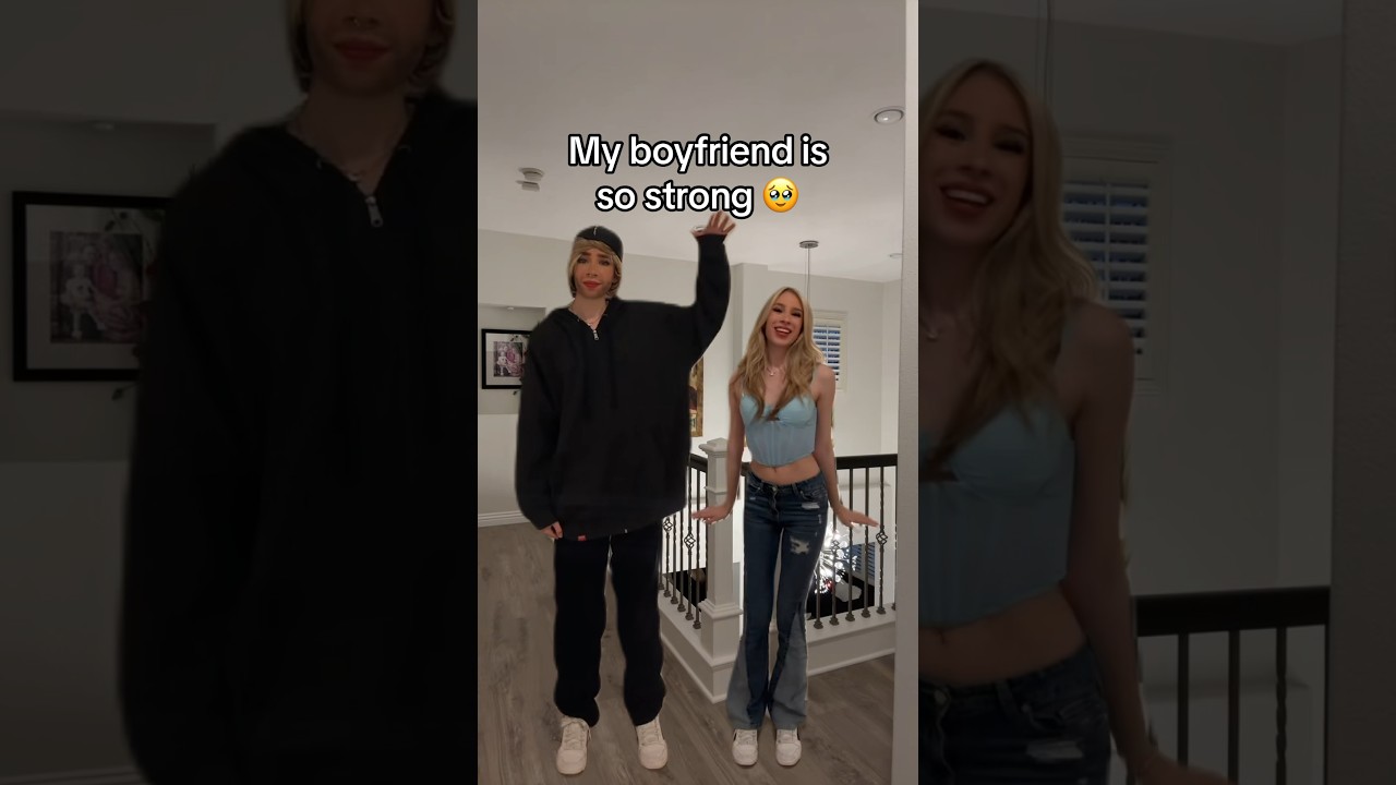 Isn’t My “BOYFRIEND” So STRONG?💪😍