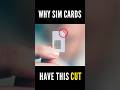 Why sim card has cut viral shorts youtubeshorts