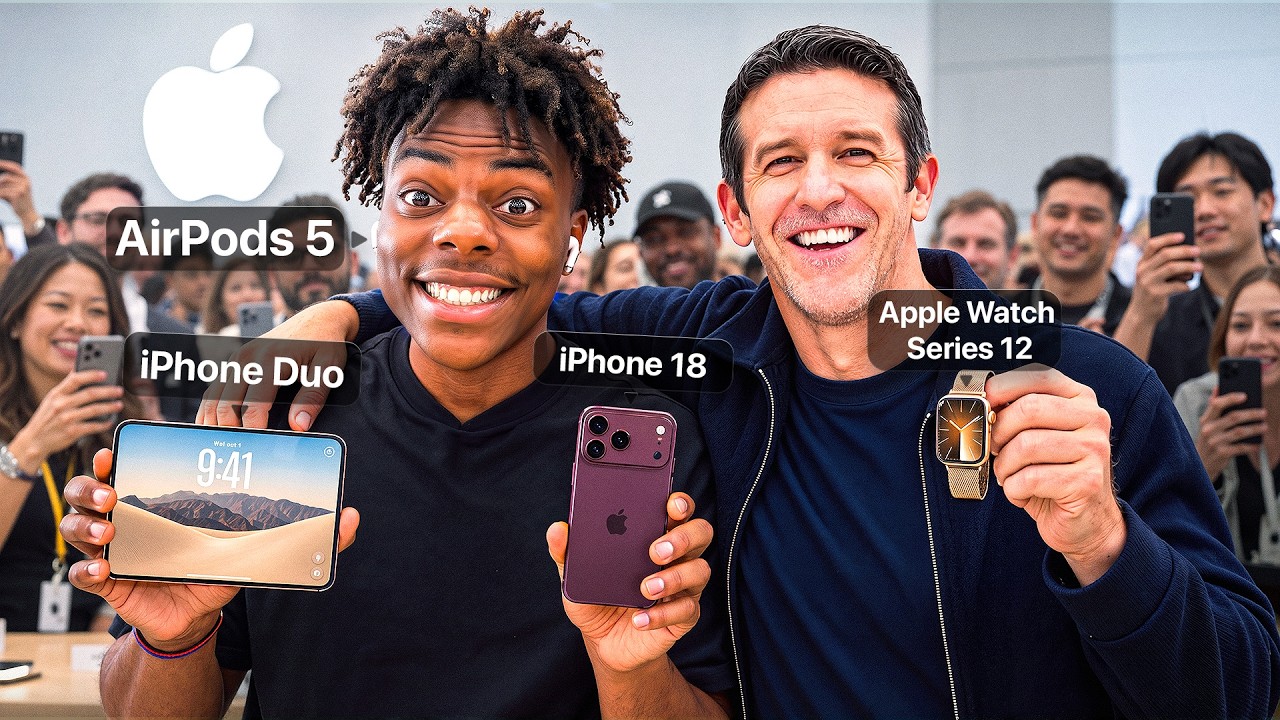 iShowSpeed Tests Out Apple's Newest Products..