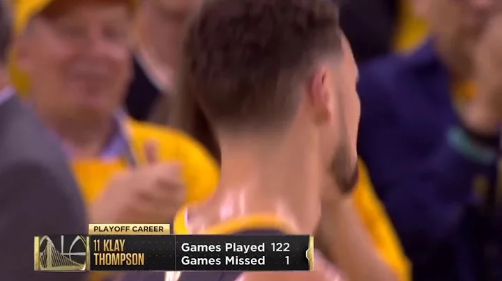 Klay Thompson tears his ACL, and plays through it to make both free throws.