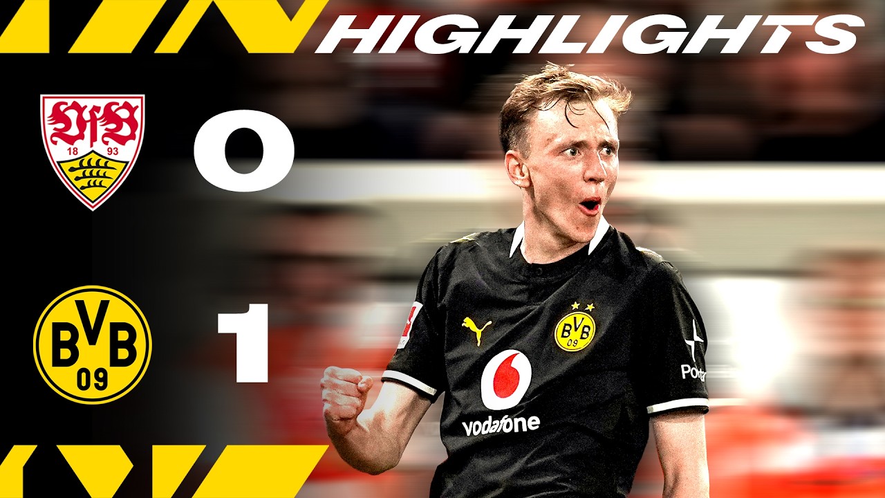 Beier ballert BVB an die Spitze | VfB Stuttgart - BVB 0:1 | Highlights