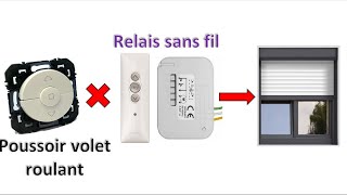 commande sans fil volet roulant #branchement_electri تركيب رولي التحكم عن بعد في مصراع النافذة