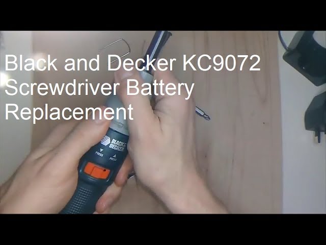 Black and Decker 9074 Type 4 Battery Replacement - iFixit Repair Guide