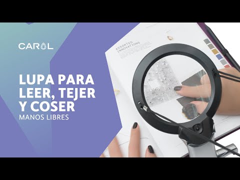 LUPA para coser , leer y tejer - Manos Libres 