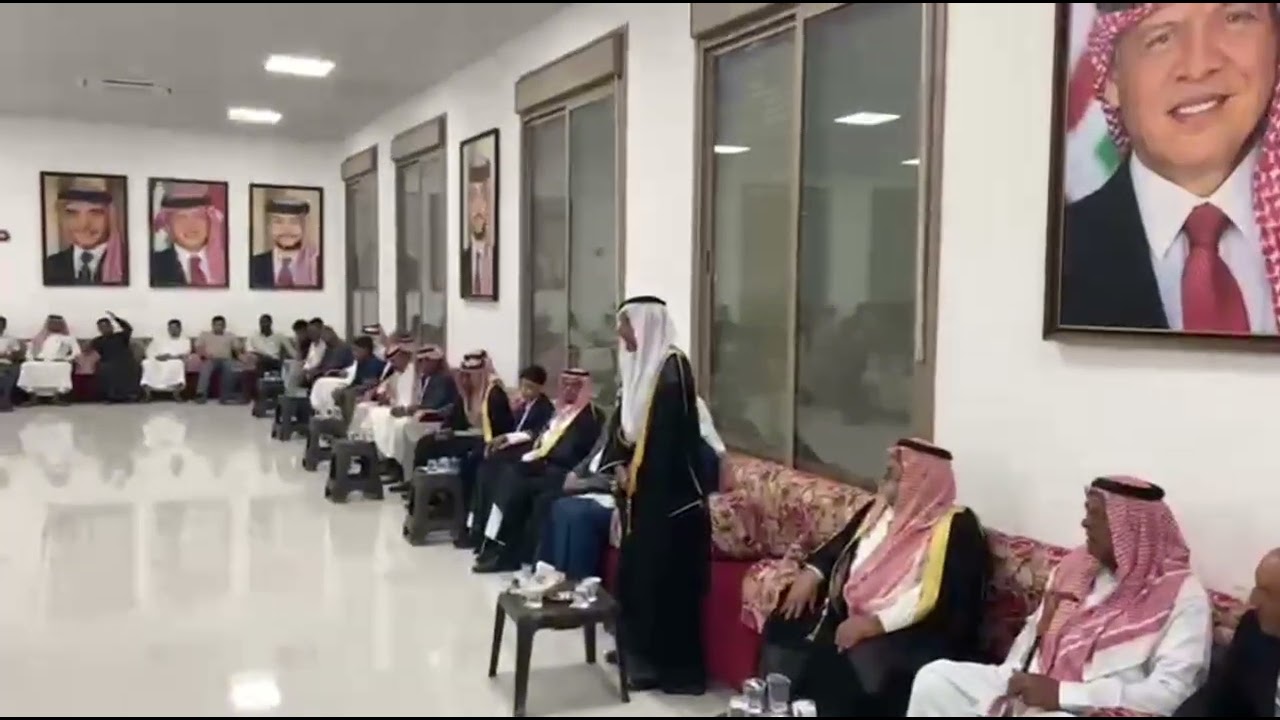 جاهة سلطان الدهام كبير ‏الجاها الشيخ محمد نهار الدهام الشيخ الباشا حماد المعايطه الى بني صخر الدهام