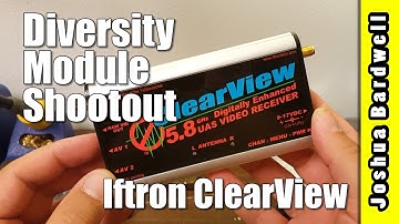 Iftron ClearView Pro - FATSHARK DIVERSITY MODULE COMPARISON