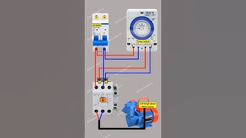 Automatic Water Pump Control with Time Switch | Smart Motor Control #shorts #viralshorts