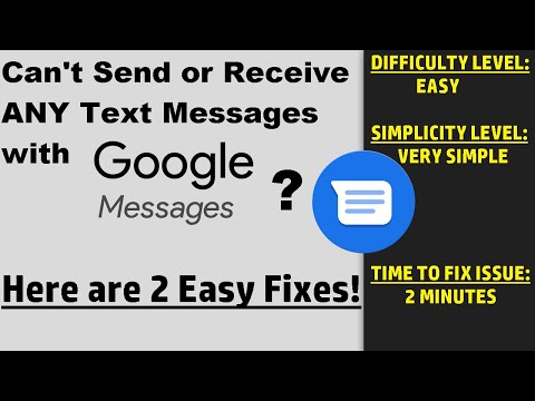 Google Messages Won’t Send or Receive Text Messages - Fix Problems Sending, Receiving or Connecting