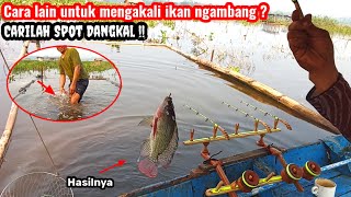 Kalau ikan lagi ngambang, carilah spot dangkal! Dijamin pesta strike! || JORAN TIMBANG MINI 35 cm