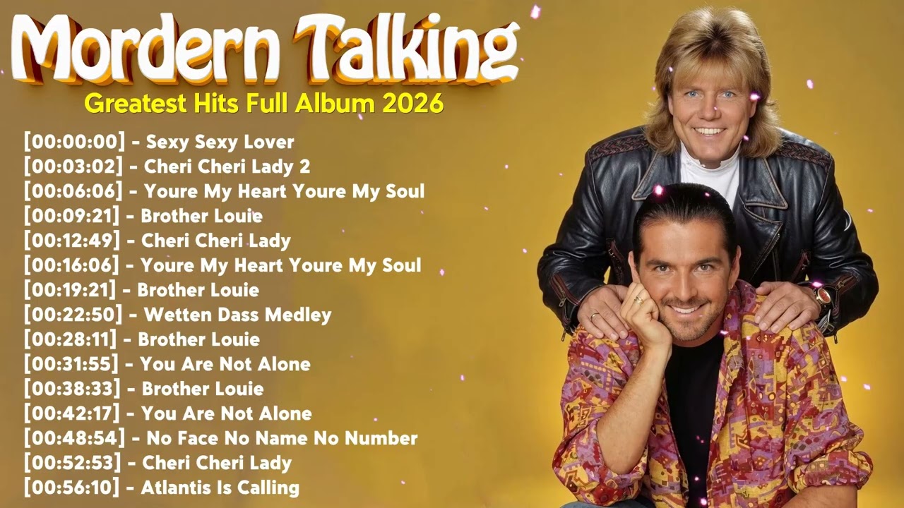 Full Album Modern Talking – Top Euro Disco Hits and Timeless 80s
