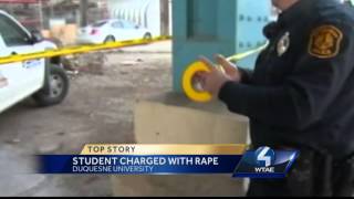Duquesne student charged with rape after returning to US