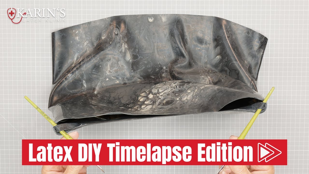 So mache ich einen zu groß gewordenen Latexrock enger | How I tighten a latex skirt...