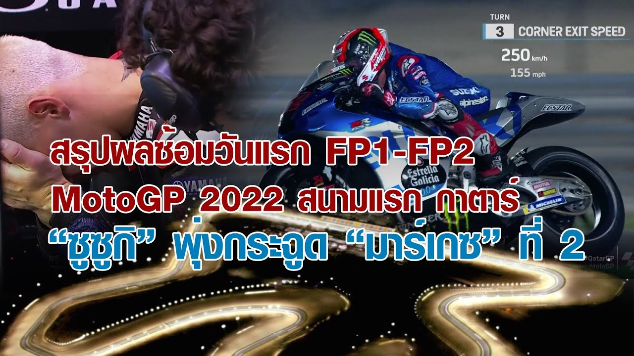 ตารางแข่งmotogp 2020  New  [MotoGP Qatar] สรุปผลซ้อม โมโตจีพี วันแรก \