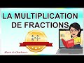 Multiplication de fractions cours 36  exercices et valuations sur marie de charlevoix 