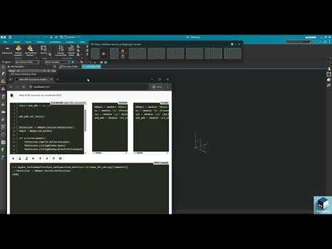 07 | Debugging Siemens NX Open Python Using WEB_PDB | Web-Based Python Debugger | VS IDE NX Tutorial