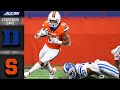 Duke vs. Syracuse Condensed Game | 2020 ACC Football