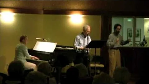 Doug Danforth on clarinet and Jonathan Danforth on...