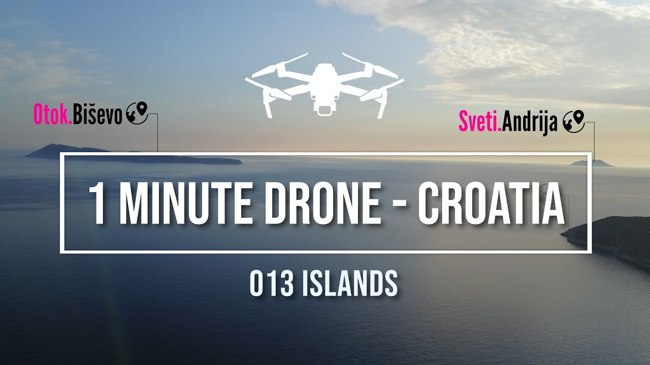 1 Minute Drone Croatia 013, Islands