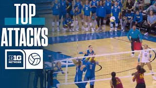 Top Attacks of the Day | Big Ten Volleyball | 10/11/2025