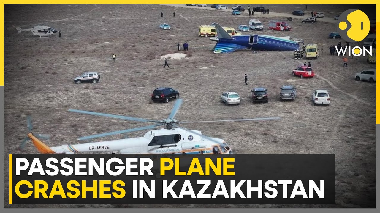 Passenger Plane Crashes In Kazakhstan Aktau | World News | WION