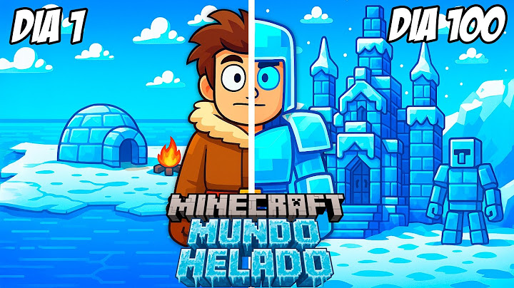 100 Días en un MUNDO SOLO DE HIELO en MINECRAFT (Película completa)