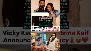 Vicky Kaushal And Katrina Kaif Announce Pregnancy