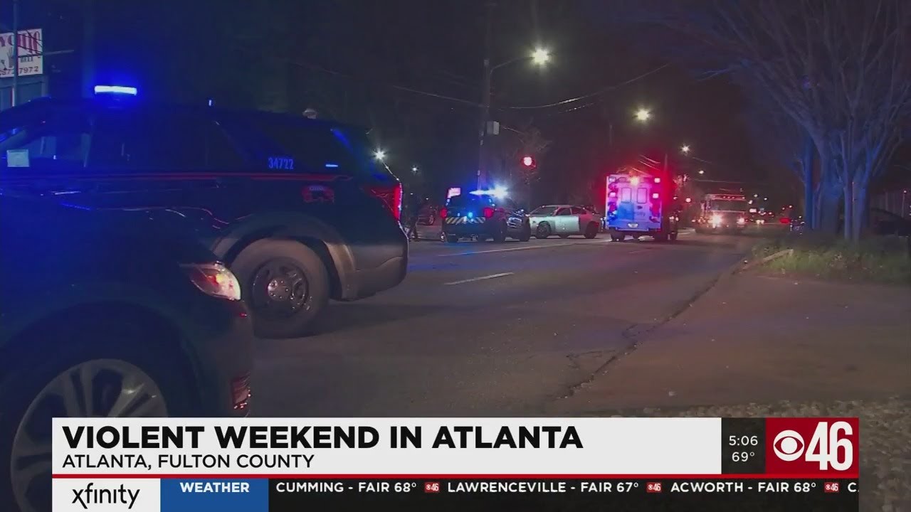 Violent weekend in Atlanta - YouTube
