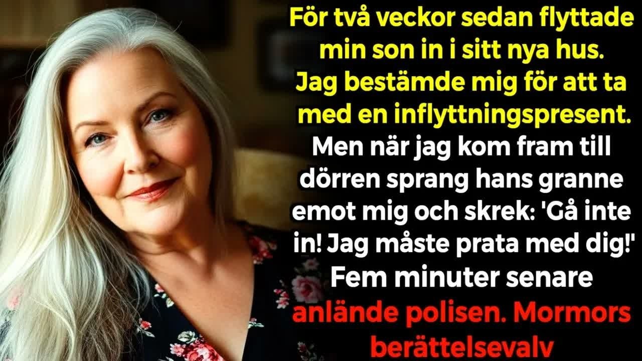 Jag stod vid min sons nya hus med en kruka vita orkidéer i händerna när grannen sprang ut och skrek: ”Gå inte in där!” Fem minuter senare bröt polisen upp dörren. Från källaren bar de ut en liten...