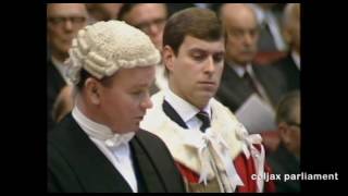 Prince Andrew Lords Introduction 1 Feb 1987