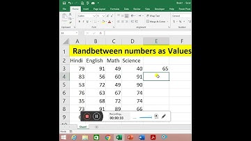 How to use the RANDBETWEEN formula #shorts