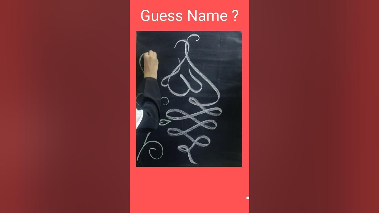 Black Canvas Urdu Calligraphy Tutorial With White And Yellow Chocks 