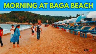 Baga Beach Goa 2023 🌊🌴| Baga Beach Morning View | Best Beaches in Goa #goa #bagabeach screenshot 3