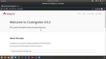 Install CodeIgniter 4 di Ubuntu 18.04