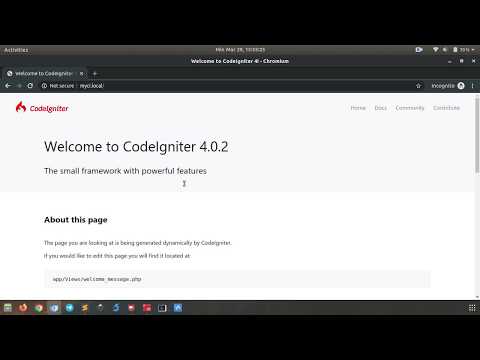 Install CodeIgniter 4 di Ubuntu 18.04