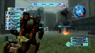 機動戦士ガンダム バトルオペレーション ガンキャノンⅡLV5 20141022 無人都市雨天 晚間團