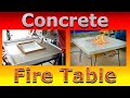 Making a Concrete Fire Table